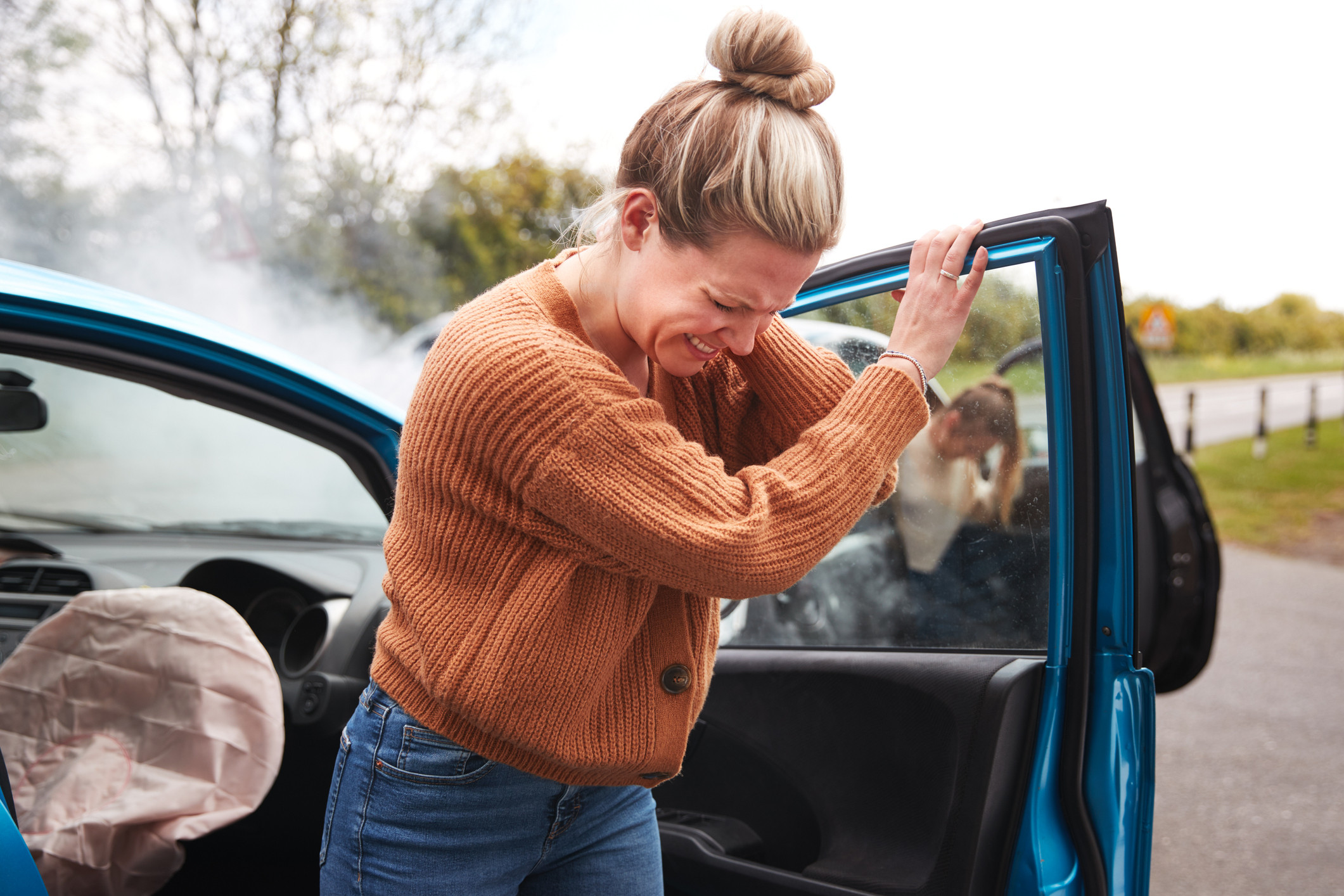 neck pain from a car accident