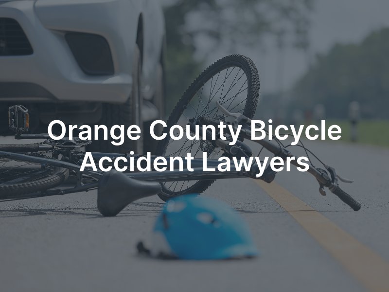 Orange County bicycle accident lawyer