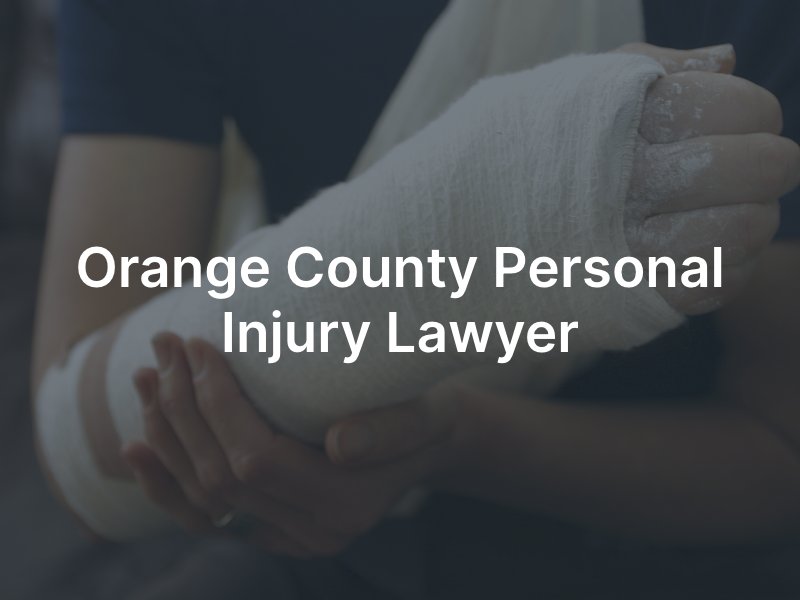 Orange County personal injury lawyer 