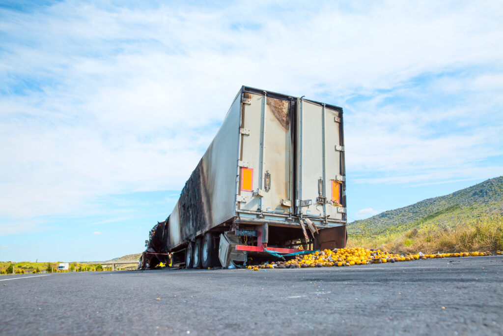 ¿Qué pasa si tengo parte de la culpa del accidente de camión?