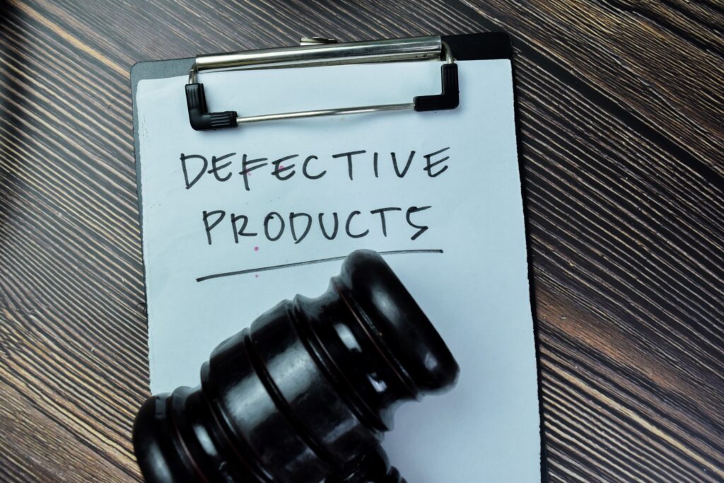 ¿Cuáles son los ejemplos más comunes de productos defectuosos?