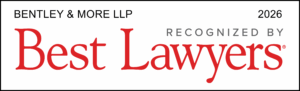 BENTLEY & MORE LLP 2026 Recognized by Best Lawyers Badge