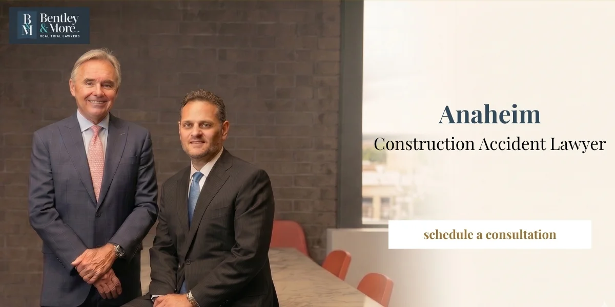 Trusted Anaheim Construction Accident Lawyer
